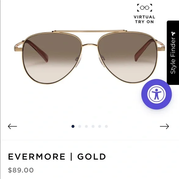 Le Specs | Accessories | Le Specs Evermore Gold Aviator  display picture 1